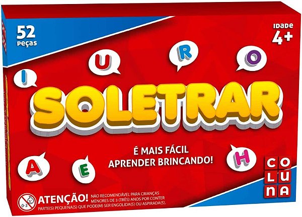 Jogo Soletrar - 52 Peças