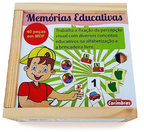 Memória Números e Quantidades 40 Peças