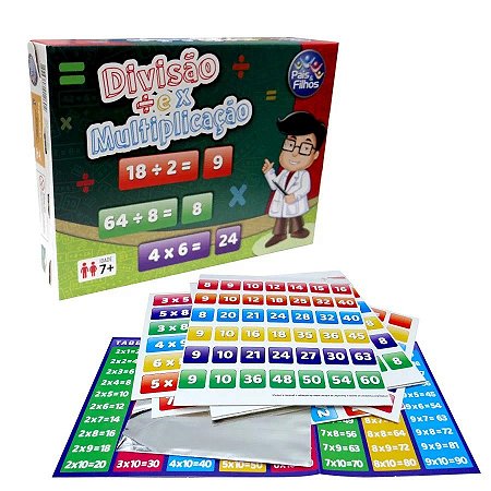 Jogo Divisao e Multiplicacao 36 Pecas