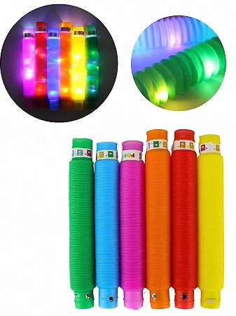 Pop Tube Sensorial com Led
