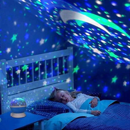 Luminaria Projetor Estrela 360 Galáxia