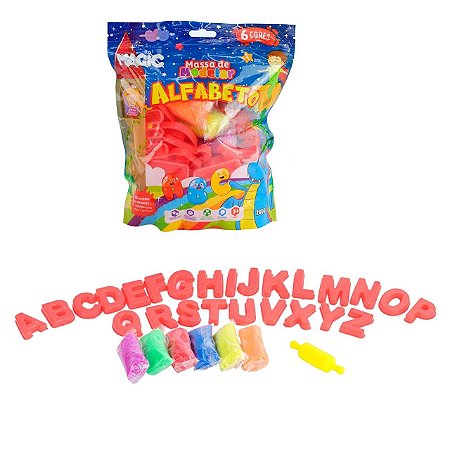 Kit de Massinha Alfabeto
