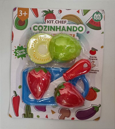 Kit corte de frutas com velcro