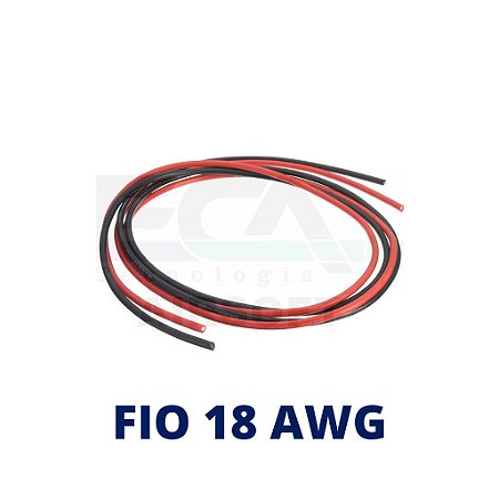 Fio 18 AWG Siliconado alta Temperatura