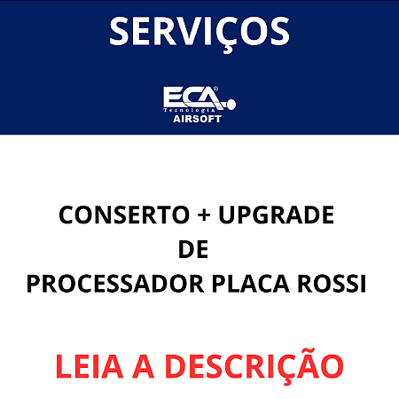 Conserto de placa Rossi + upgrade de processador