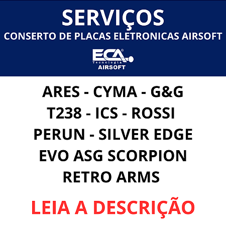 Conserto de placas eletronicas airsoft