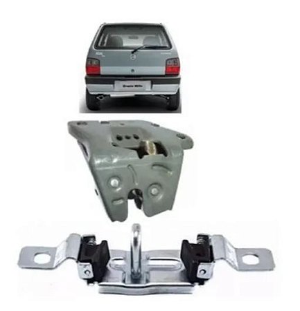 Kit Trava Porta Mala Fiat Uno Mille 2004 Até 2014