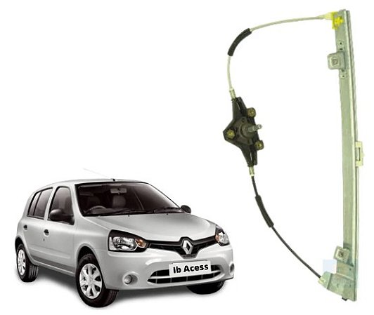 Maquina Vidro Manual Mecânica Dianteira Direita Esquerda Renault Clio 4 Portas Após 1999