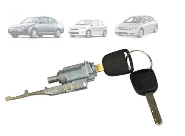Cilindro Mioio Ignição Chave Civic 01 Diante Fit 03 Diante