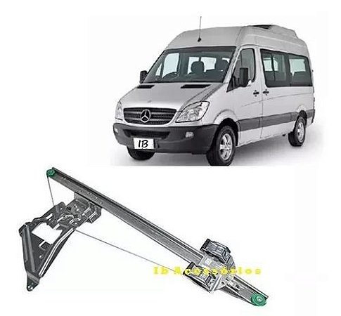 Máquina Vidro Elétrico Sem Motor Fixação Motor Original Sprinter 12 13 14 15 16 17