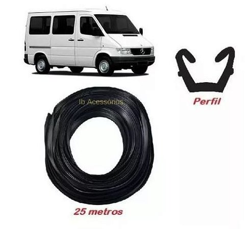 Rolo 25 Metros Canaleta Janela Corrediça Sprinter 97 A 12