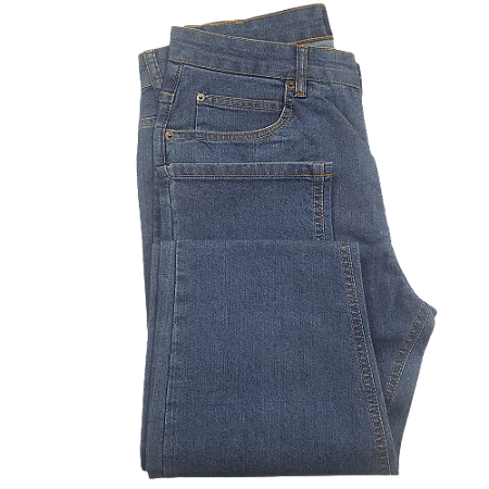 Calça jeans azul clara masculina linha tradicional