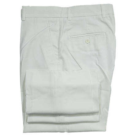 Calça branca masculina de panamá, Ref 1385-PN