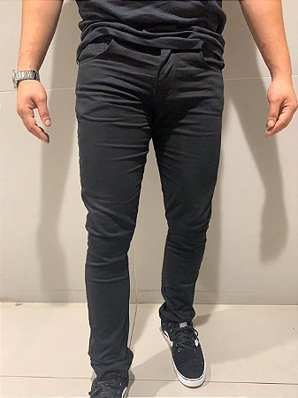 jeans preta masculina