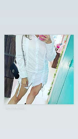 chemise linda com botao