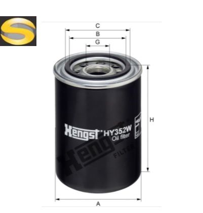 HENGST HY352W - Filtro Hidráulico