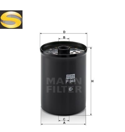 MANN P945X - Filtro de Combustível