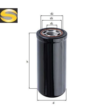 MAHLE HC102 - Filtro Hidráulico
