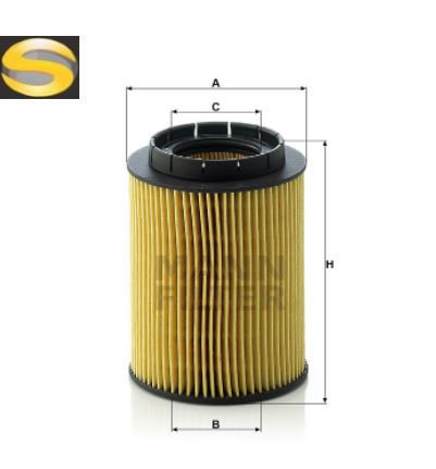 MANN HU932/6N - Filtro de Óleo Lubrificante