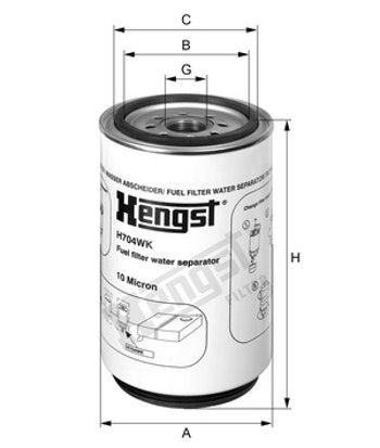 HENGST H704WK - Filtro Desumidificador