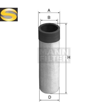 MANN CF360 - Filtro de Ar 2°