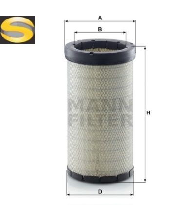 MANN CF22160 - Filtro de Ar 2º