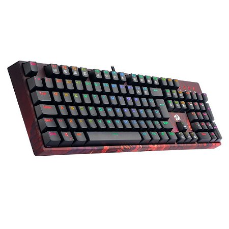 Teclado Mecânico Gamer Redragon Infernal Viserion, Redragon Chroma, Layout ABNT2, Switch V-Track Optical Blue