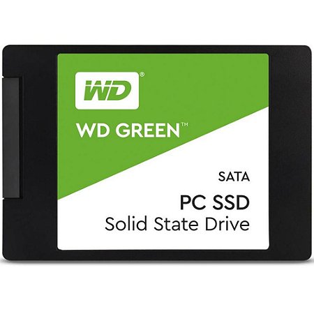 SSD WD GREEN 480GB SATA LEITURA 545MB/S GRAVAÇÃO 430MB/S