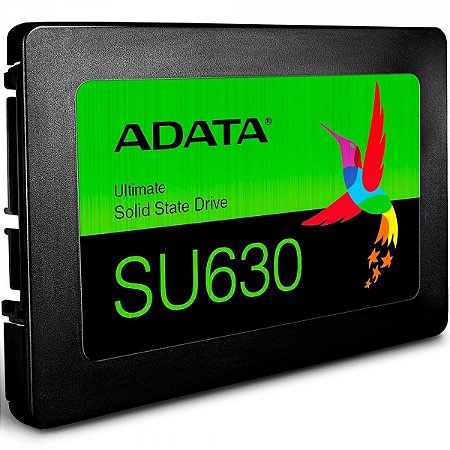 SSD Adata SU630, 240GB, Sata III, Leitura 520MBs e Gravação 450MBs