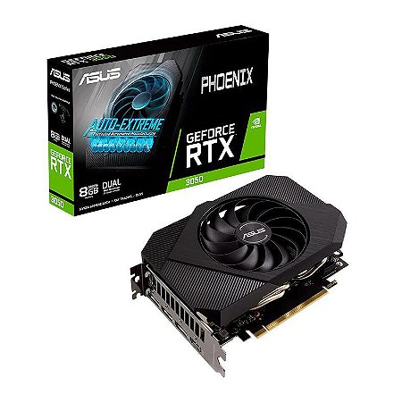 Placa de Vídeo Asus NVIDIA GeForce RTX 3050 OC 8GB GDDR6 Ray Tracing