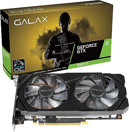 Placa de Video NVIDIA GTX 1660 Ti 6GB GDDR6 192Bits Galax