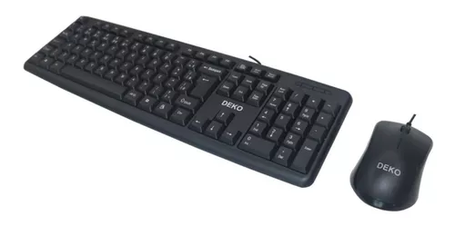 TECLADO E MOUSE COM FIO DEKO RL-WK01