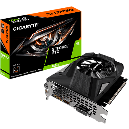 PLACA DE VÍDEO GIGABYTE NVIDIA GEFORCE GTX 1650 D6 OC 4GB GDDR6 REV 2.0 128 BITS