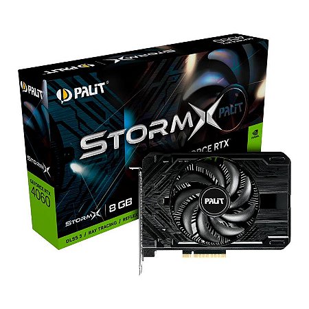 PLACA DE VIDEO PALIT GEFORCE RTX 4060 STORMX 8GB GDDR6 128-BIT