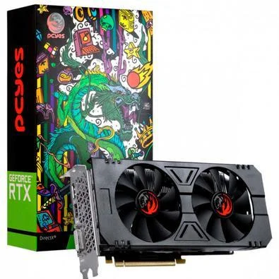 PLACA DE VÍDEO NVIDIA PCYES GEFORCE RTX 3050 6GB 96 BITS DUAL FAN GDDR6