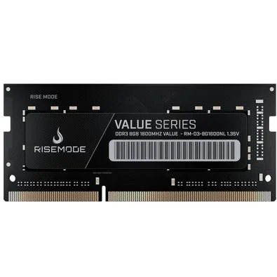 MEMÓRIA RAM PARA NOTEBOOK RISE MODE VALUE SERIES 8GB 1600MHZ DDR3 CL11