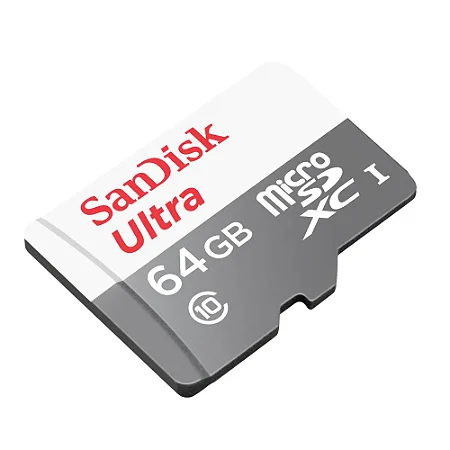 CARTÃO DE MEMÓRIA MICRO SD SANDISK ULTRA 100MB/S 64GB