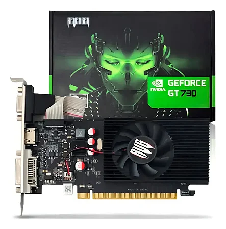 PLACA DE VÍDEO REVENGER GT 730 NVIDIA 4GB DDR3 64 BITS