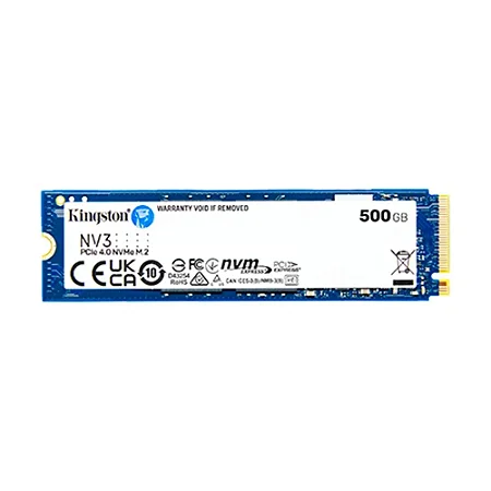 SSD KINGSTON NV3 500 GB M.2 2280 PCIE 4.0 X4 NVME LEITURA 5000 MBS GRAVAÇÃO 3000 MBS AZUL