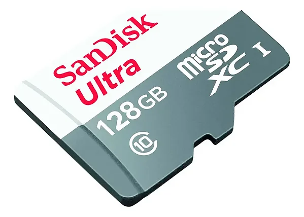 CARTÃO DE MEMÓRIA MICRO SD SANDISK ULTRA 100MB/S 128GB
