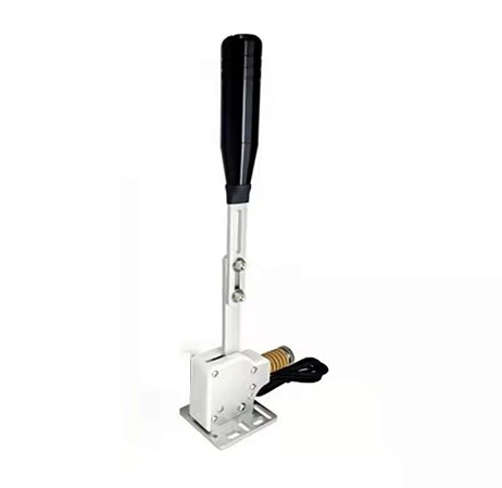 FREIO DE MÃO PARA PC SENSOR HALL USB JOGOS DE CORRIDA VOLANTE PRATA