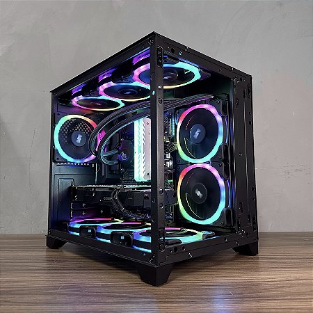 PC GAMER AMD RYZEN 7 5700X RAM 16GB SSD 1TB A520M RX 9060XT 16GB 650W