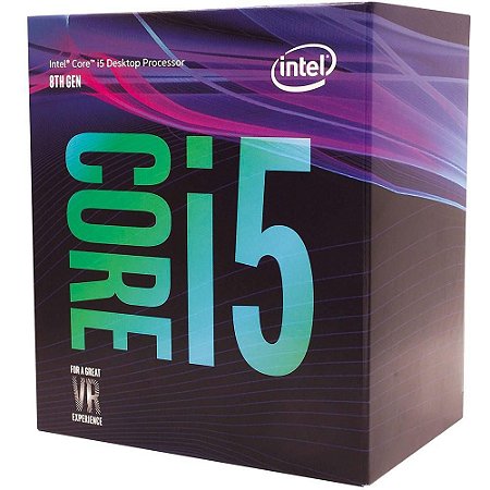 Processador Intel Core i5-8400 Coffee Lake Cache 9MB 2.8GHz (4GHz Max Turbo) LGA 1151