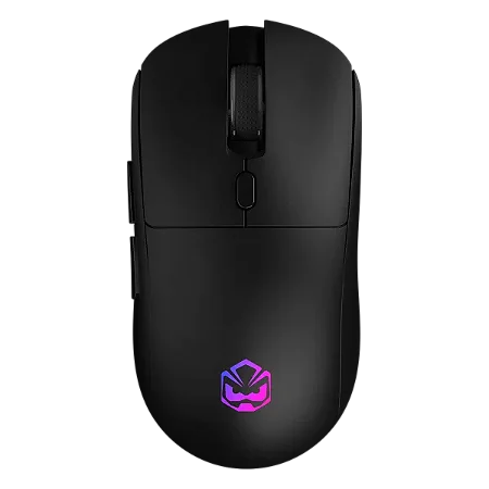 MOUSE GAMER PCYES BASARAN STEALTH BLACK VULCAN 10.000 DPI RGB 6 BOTÕES SEM FIO PRETO