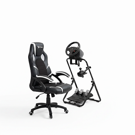 COMBO SIMULADOR + CAMBIO + COCKPIT + CADEIRA GAMER CAMINHÃO BASIC EUROTRUCK