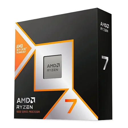 PROCESSADOR AMD RYZEN 7 9800X3D 4.7GHZ (5.2GHZ TURBO) 8 CORES 16 THREADS AM5 SEM COOLER