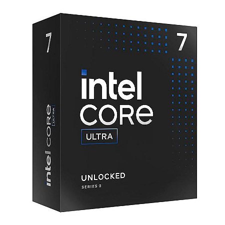 PROCESSADOR INTEL CORE ULTRA 7 265K, 20-CORE, 20-THREADS 3.9GHZ (5.5GHZ TURBO) CACHE 30MB LGA1851