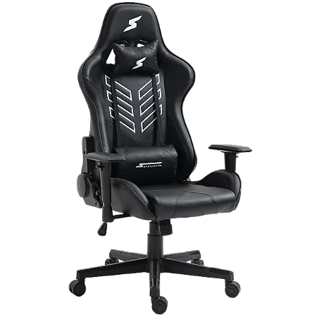 CADEIRA GAMER SUPERFRAME GODZILLA RECLINÁVEL 2D PRETO