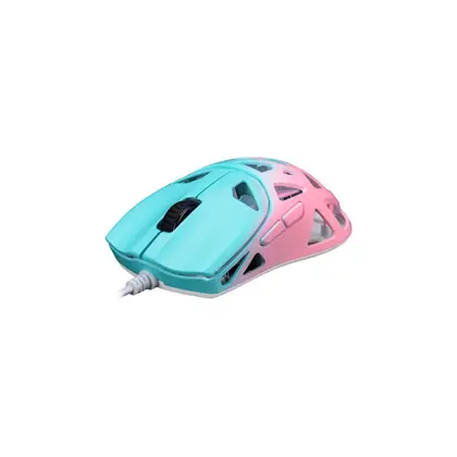 MOUSE GAMER KNUP ANÚBIS KP-MU026 12800DPI COM FIO ROSA E AZUL COM LED RAINBOW