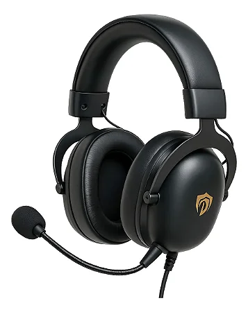 HEADSET GAMER H'MASTON SNS11 SEM FIO BLUETOOTH RECARREGÁVEL PRETO COM LED RAINBOW